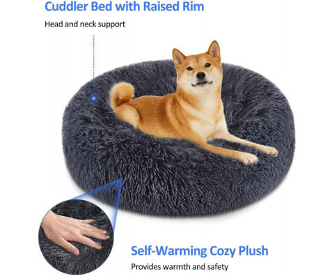 Soft Dog/Cat Bed Round, Washable