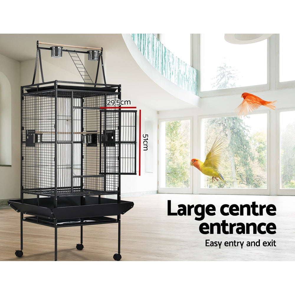 i.Pet Bird Cage Large Walk-in Aviary Budgie Perch Cage Parrot Pet Huge 203cm