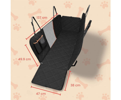 Floofi Pet Car Back Seat Cover - Waterproof