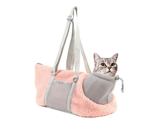 LIFEBEA Small Cat Carrier - Pet bag: Comfy Shoulder Bag with Adjustable Strap for Small Dogs, Puppies, Kittens Up to 3kg