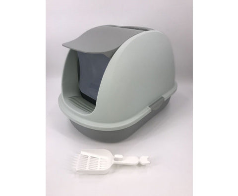 YES4PETS XL Portable Hooded Litter Box/House with Charcoal Filter and Scoop