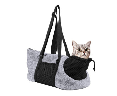 LIFEBEA Small Cat Carrier - Pet bag: Comfy Shoulder Bag with Adjustable Strap for Small Dogs, Puppies, Kittens Up to 3kg