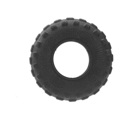 YES4PETS 2 x Dog/Puppy Terrain Rubber Tyre Toy - Dental Hygiene Chew Toy