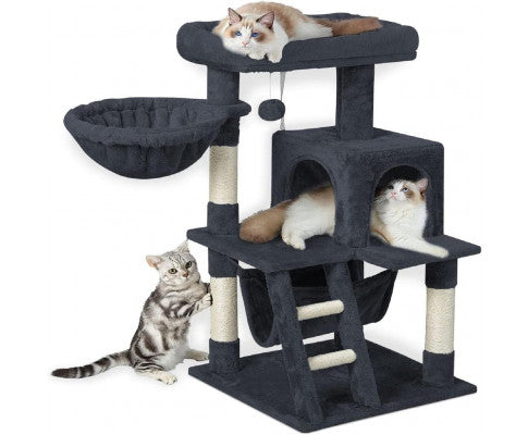 Floofi 104cm Plush Cat Condo Cat Tree