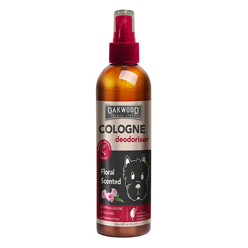 OAKWOOD PET ODOUR ELIMINATOR COLOGNE SPRAY 200ML - BAINBRIDGE