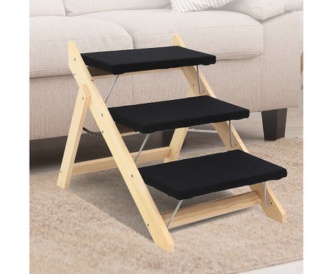 3 Steps Portable Dog Cat Pet Stairs