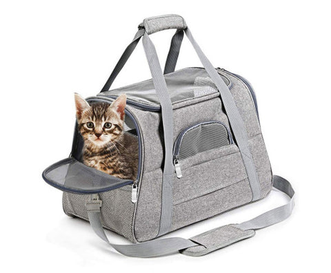 Pet Carrier Bag Travel Bag for Cats and Small Dogs