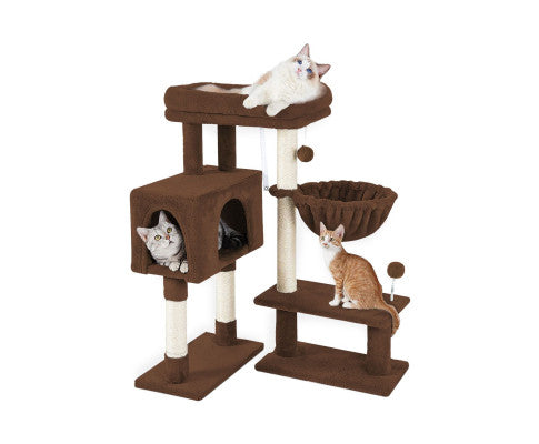 Floofi 97cm Adjustable Base Plush Cat Tree