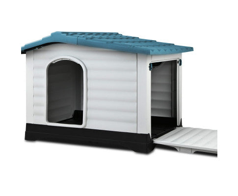 i.Pet Dog Kennel House Outdoor Plastic Puppy Shelter