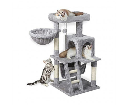 Floofi 104cm Plush Cat Condo Cat Tree