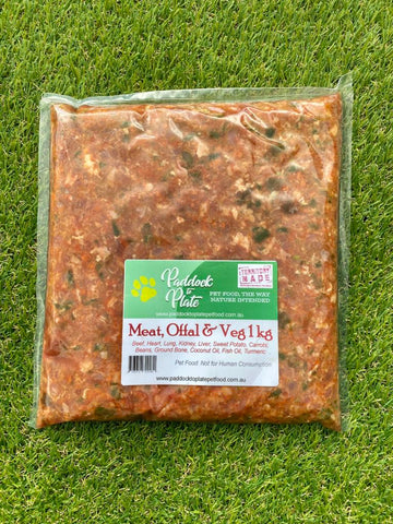 Meat, Offal & Veg Combo 1kg Bag