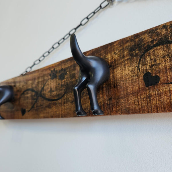 Dog Lead Hook, 3 Hooks - Hand Made