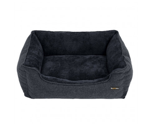 FEANDREA Dog Sofa Bed with Removable Washable Cover Dark Grey