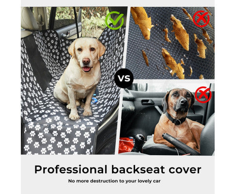 Pet Car Dog Seat Cover Hammock Non-Slip Waterproof Backseat Dirty Protector Mat
