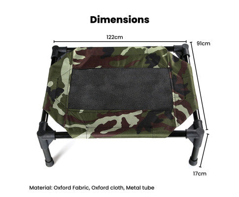 Floofi Elevated Camping Pet Bed
