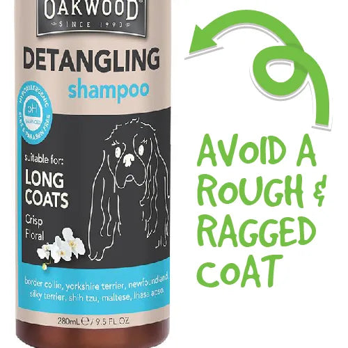 OAKWOOD PET DETANGLING SHAMPOO FOR LONG COATS - BAINBRIDGE