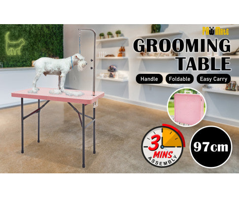 Paw Mat Dog or Cat Pet Grooming Salon Table Foldable and Adjustable