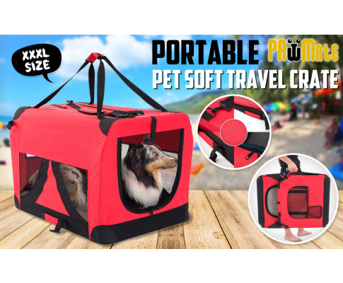 Paw Mate Portable Soft Dog Cage Crate Carrier