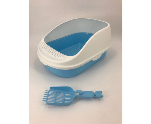 YES4PETS Portable Cat Toilet Litter Box Tray with Scoop