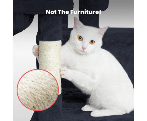 Floofi 104cm Plush Cat Condo Cat Tree