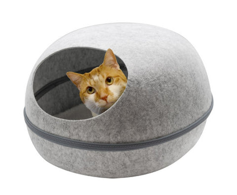 YES4PETS Large Soft Igloo Cave for Kitten, Cat, Puppy or Dog