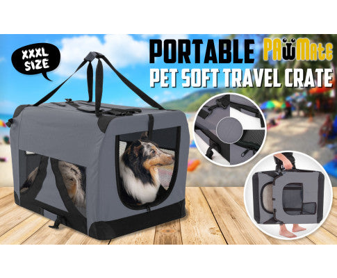 Paw Mate Portable Soft Dog Cage Crate Carrier