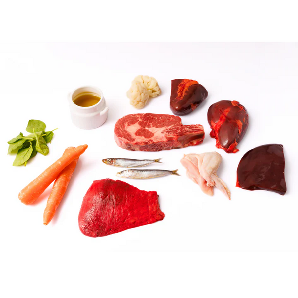 5kg PINK - BEEF CHICKEN SARDINE VEG OFFAL OLIVE OIL - Berry Springs Pet Mea