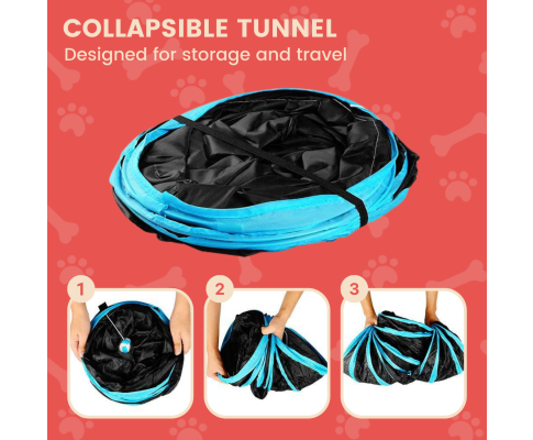 Floofi 4 Holes Cat Tunnel