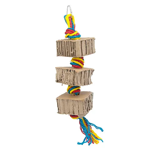 BIRD TOY DESTRUCTIVE - SHREDZ CARDBOARD TOWER X 3 & X 4 - BAINBRIDGE