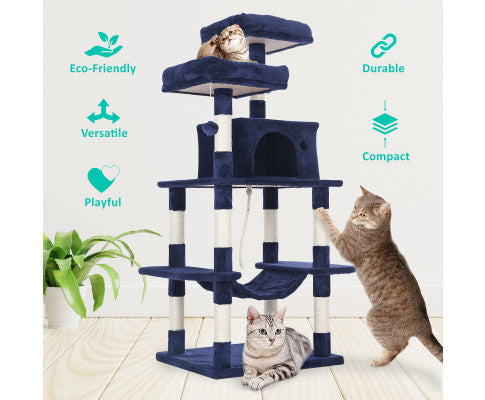 Paw Mate 145cm Cat Tree/Scratching Post Condo Tower
