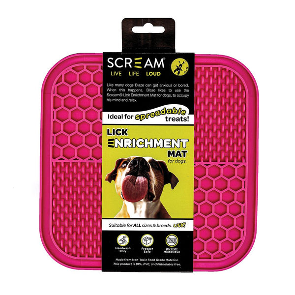 Lick Enrichment Mat - Scream