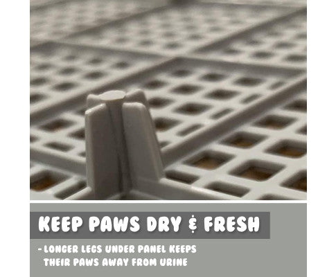 PS KOREA Dog Potty Tray Training /Toilet with Detachable Wall