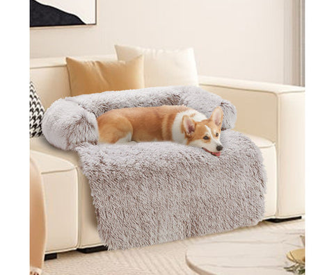 Pet Sofa Bed Dog Cover - Calming Sofa Protector Cushion/Plush Mat