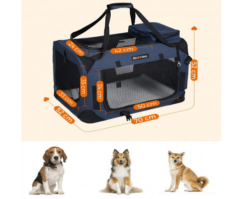 FEANDREA Dog Fabric Pet Carrier