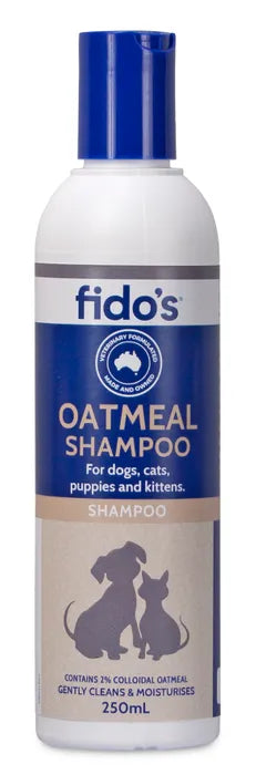 Oatmeal Shampoo Dogs, Cats, Puppies & Kittens 250ml - Fido’s.