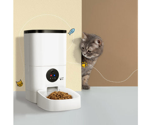 i.Pet Automatic Pet Feeder 6L Auto Camera Dog Cat Smart Video Wifi Food App Hd