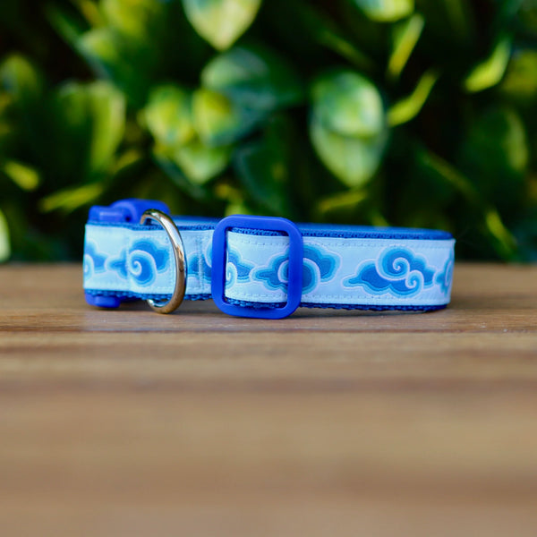 Cloud Dog Collar - Hand Made by The Bark Side