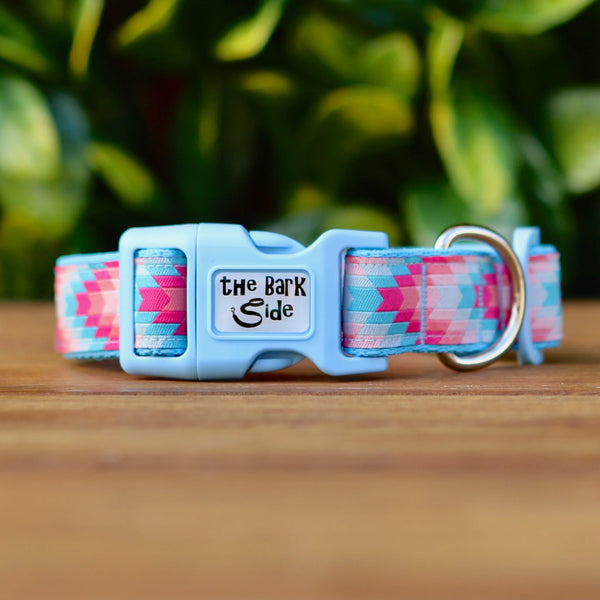 Geometric Arrows Dog Collar - Hand Made by The Bark Side
