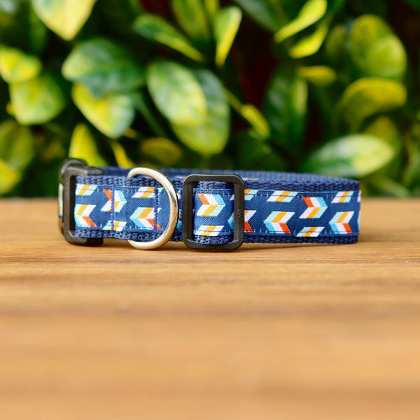 Herringbone Dog Collar - Hand Made by The Bark Side