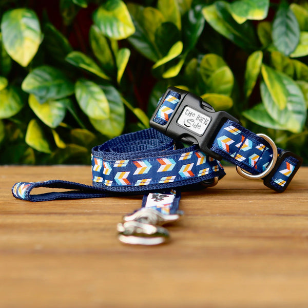 Herringbone Dog Collar - Hand Made by The Bark Side