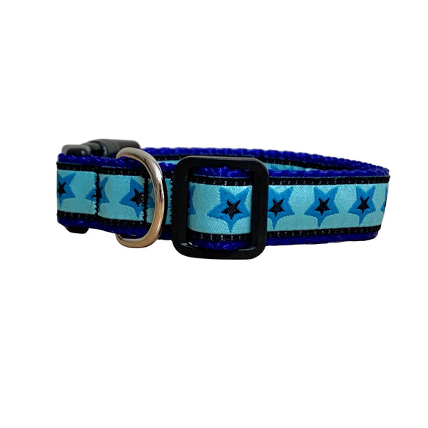 Stars Dog Collar - Hand Made by The Bark Side