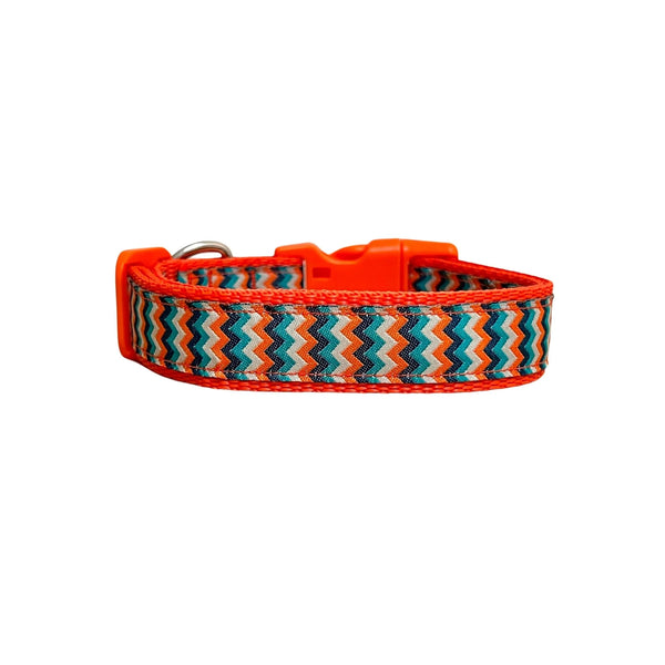 Chevron Dog Collar - Hand Made by The Bark Side