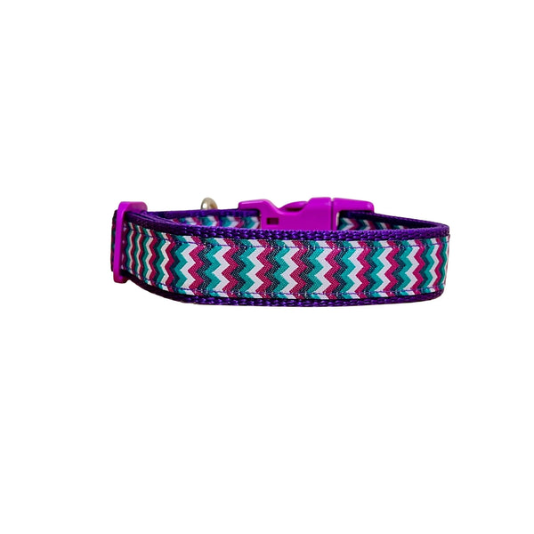 Chevron Dog Collar - Hand Made by The Bark Side