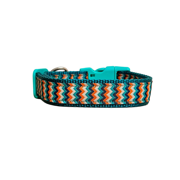Chevron Dog Collar - Hand Made by The Bark Side
