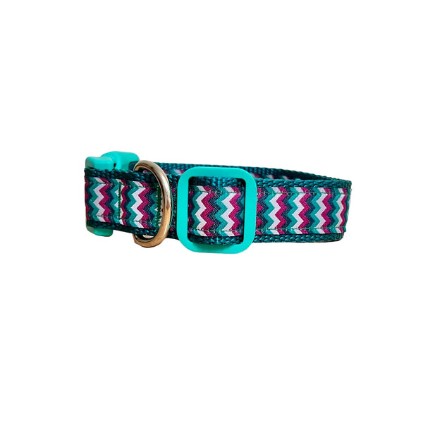 Chevron Dog Collar - Hand Made by The Bark Side