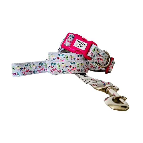 Dragonflies Dog Lead / Leash - Hand Made by The Bark Side