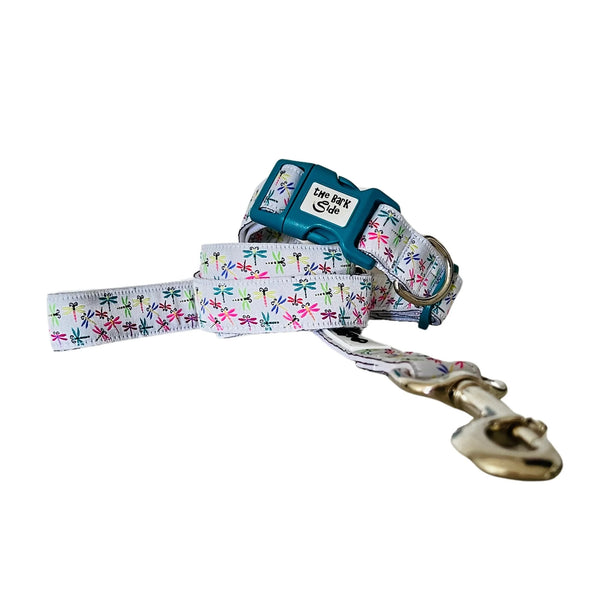 Dragonflies Dog Lead / Leash - Hand Made by The Bark Side