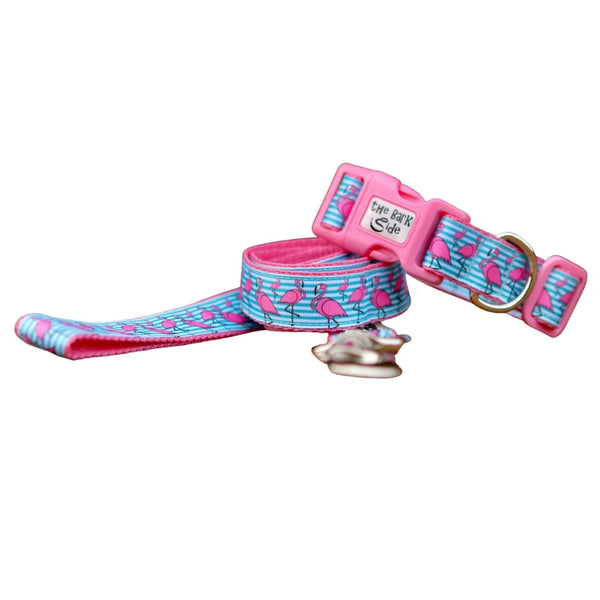 Flamingo Dog Lead / Dog Leash - Hand Made by The Bark Side