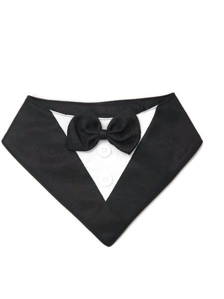 Dog Bandana Tuxedo - Dapper Style for Your Pup