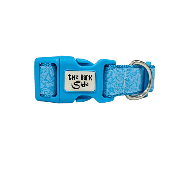 Frangipani Paradise Dog Collar - Hand Made by The Bark Side